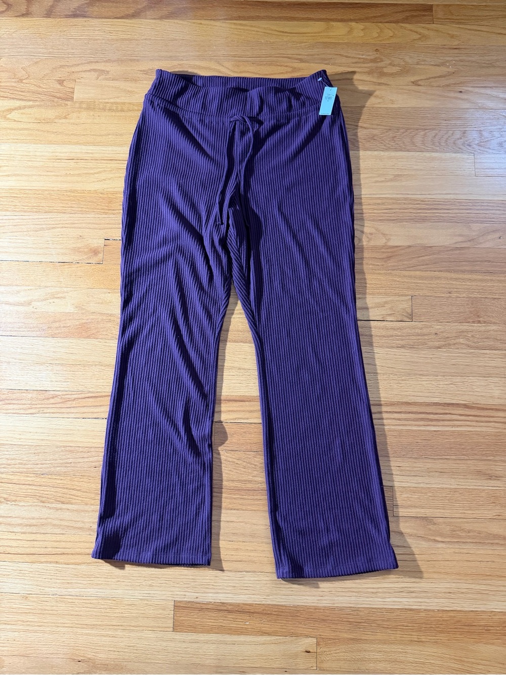 Old Navy Ribbed Wide-Leg Pants in Deep Purple size XL